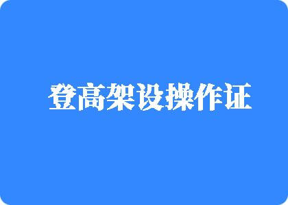 操她嫩逼爽免费看登高架设操作证